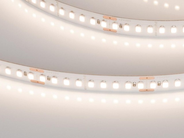 Лента UL-A180-10mm 24V Warm3500 (12 W/m, IP20, 5m) (Arlight, высок.эфф.180 лм/Вт) фото:2