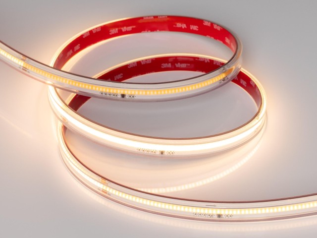 Лента герметичная SPI-COB-PS-X378-14mm 24V Warm2700-PX63-BPT (7 W/m, IP67, 5m) (Arlight, бегущий огонь) фото:3