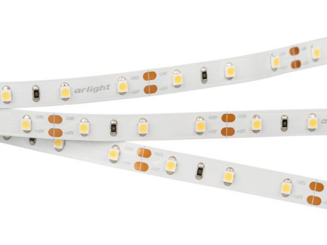 Лента RT-A60-8mm 12V Warm2700 CRI98 (4.8 W/m, IP20, 2835, 5m) (Arlight, 4.8 Вт/м, IP20) фото:4