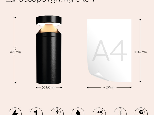 Ландшафтный светильник Outdoor O591FL-L12GF3K фото:15