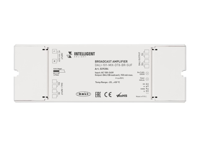 INTELLIGENT ARLIGHT Усилитель DALI-101-MIX-DT8-BR-SUF (DALI bus, 230V) (IARL, -) фото:2