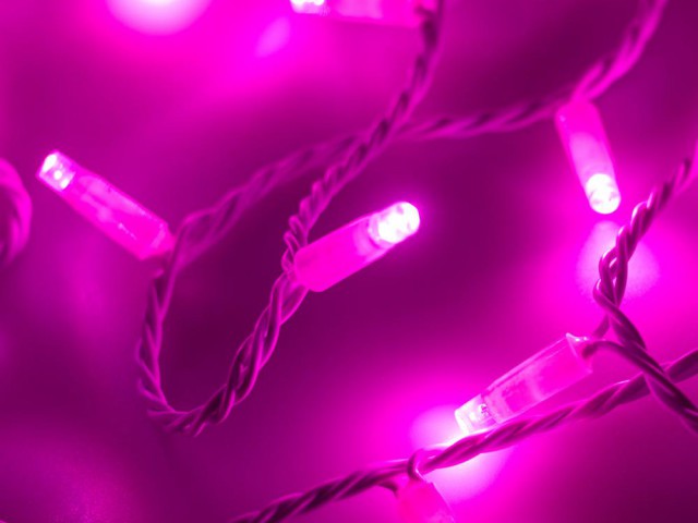 Светодиодная гирлянда ARD-STRING-CLASSIC-10000-WHITE-100LED-FLASH PINK (230V, 7W) (Ardecoled, IP65) фото:3