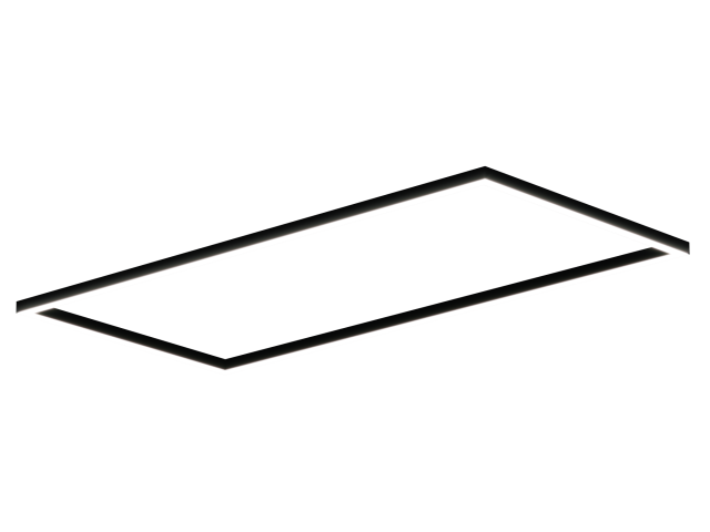 Светильник HOKASU Frame 35/40 (RAL9005/2498x1219mm/LT70 — 4K/156W) фото:1