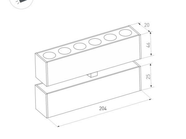 Светильник MAG-DOTS-FOLD-25-S200-6W Warm3000 (BK, 30 deg, 24V) (Arlight, IP20 Металл, 5 лет) фото:14