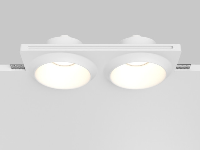 Встраиваемый светильник Technical DL124-GU10-02-TRS-W фото:3