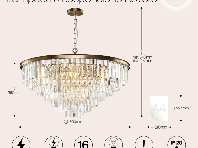 Подвесной светильник Maytoni MOD085PL-16BS фото:17