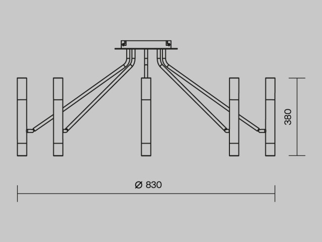 Потолочный светильник Maytoni MOD620CL-16B фото:18