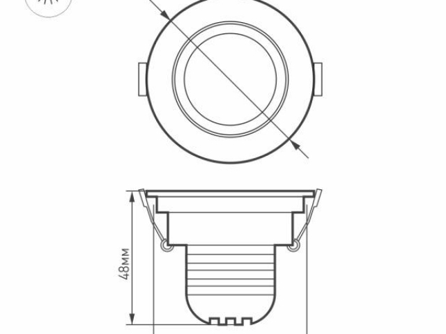 Светодиодный светильник LTM-R45WH 3W Day White 30deg (Arlight, IP40 Металл, 3 года) фото:12