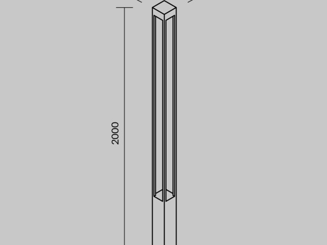 Садово-парковый светильник Outdoor O424FL-L25GF фото:3