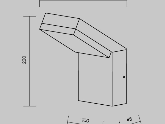 Уличный настенный светильник Outdoor O595WL-L12B3K фото:12