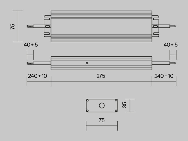 Источник напряжения Technical PSL008-300W-48V-IP67 фото:6