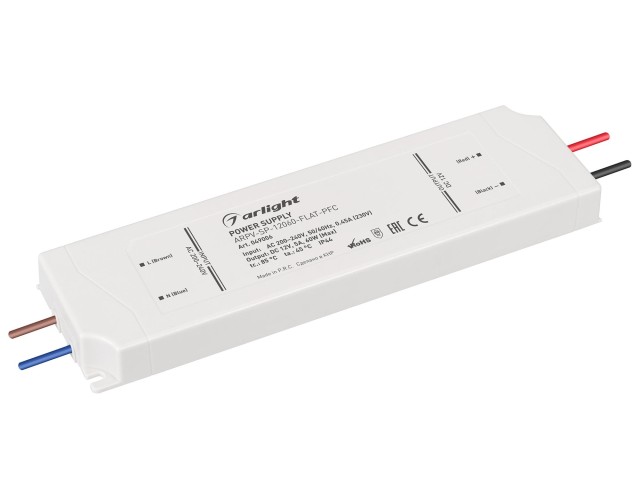 Блок питания ARPV-SP-12060-FLAT-PFC (12V, 5A, 60W) (Arlight, IP44 Пластик, 5 лет) фото:3