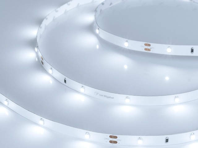 Лента RT 2-5000 24V Cool 8K 0.5x (3528, 150 LED, LUX) (Arlight, 2.9 Вт/м, IP20) фото:6