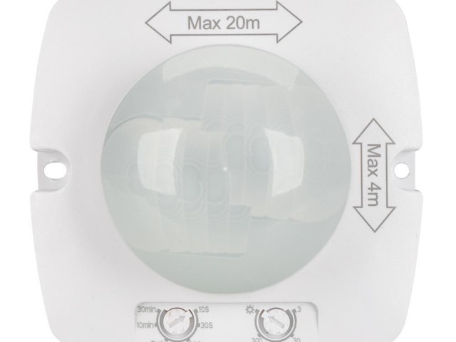 Датчик NAVE-PIR-UP-360-230V-MULTI (102x102, 2000W, IP20) (Arlight, -) фото:8