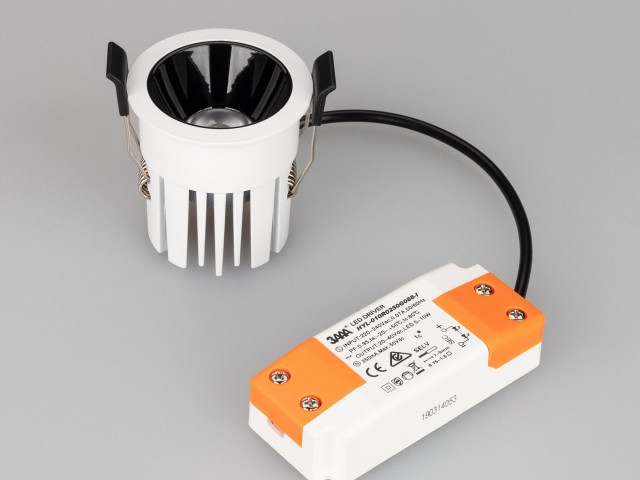 Светильник MS-SHADE-LUM-BUILT-R58-10W Warm3000 (WH-BK, 35 deg, 230V) (Arlight, IP20 Металл, 5 лет) фото:6