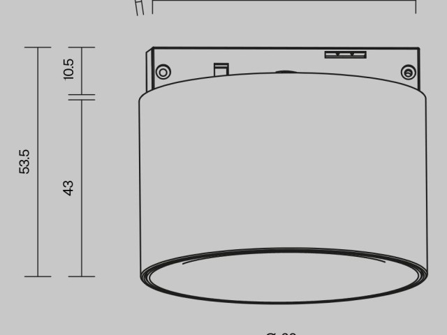 Трековый светильник Technical TR188-1-5W4K-M-BBS фото:1