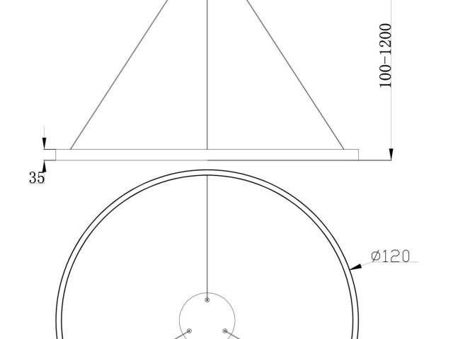 Подвесной светильник Maytoni MOD058PL-L65BS4K фото:7