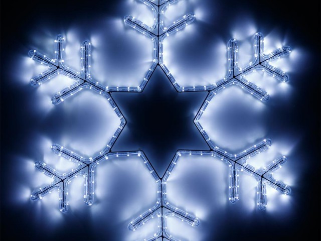 Фигура ARD-SNOWFLAKE-M4-750x750-324LED White (230V, 18W) (Ardecoled, IP65) фото:2