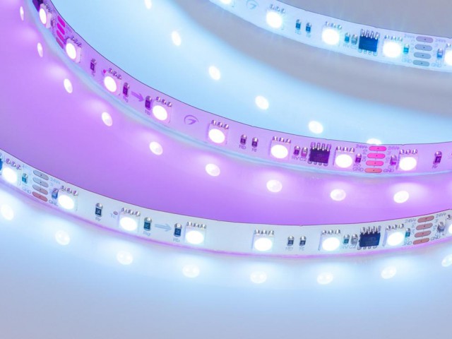 Лента DMX-B60-10mm 24V RGB-PX6 (15 W/m, IP20, 5060, 5m) (Arlight, -) фото:10