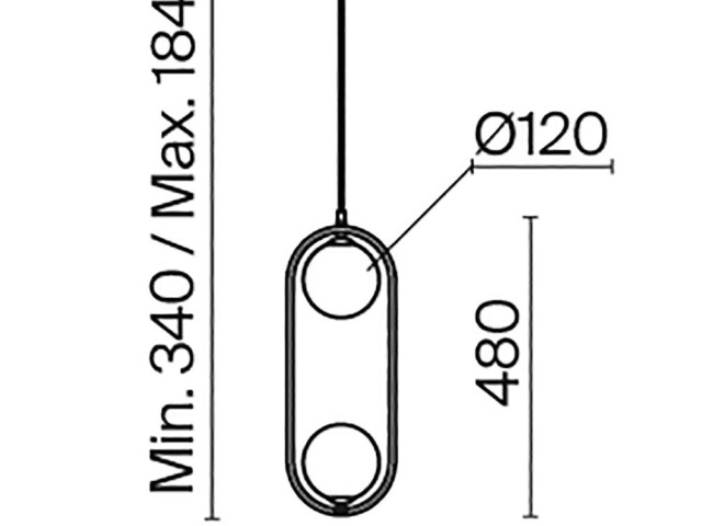 Подвесной светильник Maytoni MOD013PL-02BS1 фото:2