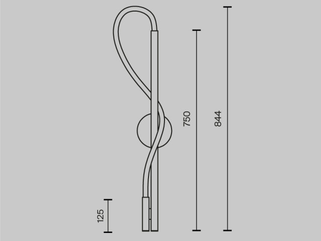 Настенный светильник (бра) Maytoni MOD146WL-L12B3K фото:11