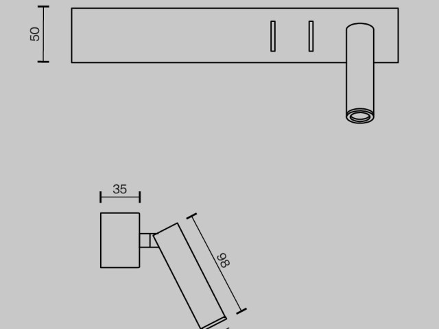 Настенный светильник (бра) Technical C031WL-L8W3K1 фото:1