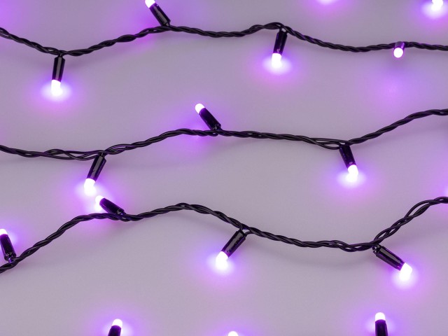 Светодиодная гирлянда ARD-STRING-CLASSIC-20000-BLACK-200LED-MILK-SYNC RGB (230V, 13W) (Ardecoled, IP65) фото:2