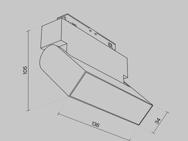 Трековый светильник Technical TR013-2-10W3K-W фото:2