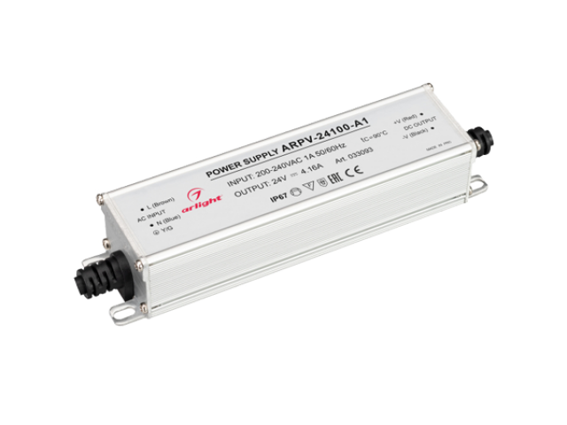 Блок питания ARPV-24100-A1 (24V, 4.16A, 100W) (Arlight, IP67 Металл, 3 года) фото:10