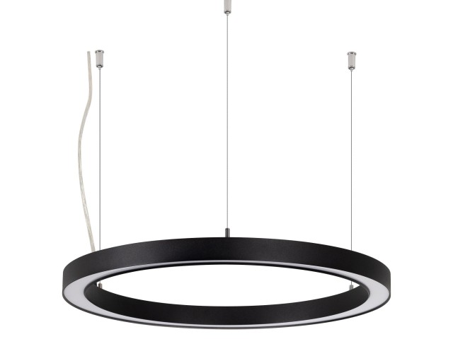 Светильник SP-CIRCLE-HANG-O3535-D500-30W Warm3000 (RAL9005, 120 deg, 230V) IP40 LED (Arlight, Алюминий) фото:1