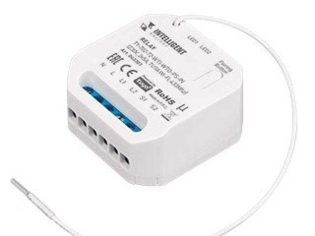 INTELLIGENT ARLIGHT Релейный модуль TY-702-72-WTI-WTO-PS-IN (230V, 2x5A, TUYA Wi-Fi, 433Mhz) (IARL, IP20 Пластик, 3 года) фото:1