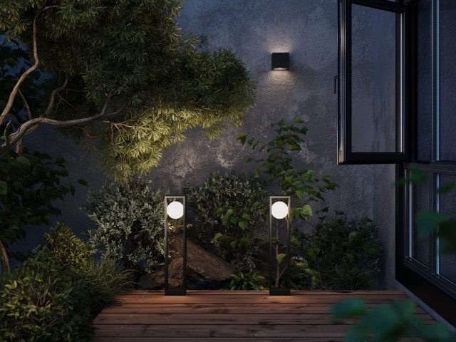 Уличный настенный светильник Outdoor O483WL-L10GF3K фото:9