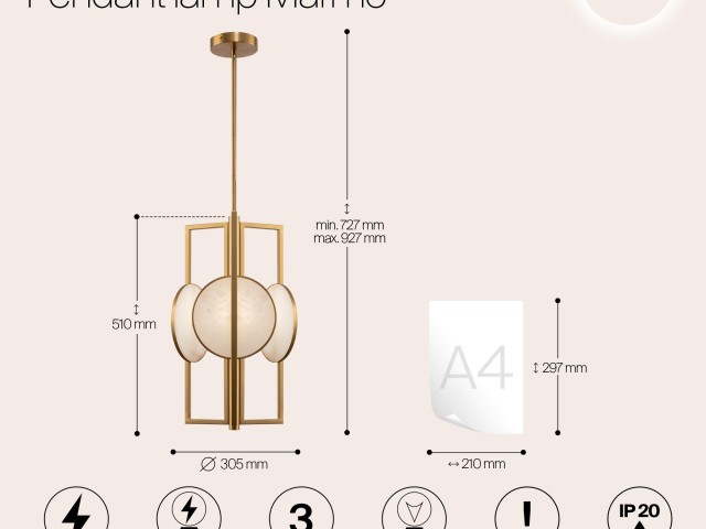 Подвесной светильник Maytoni MOD099PL-03G фото:16