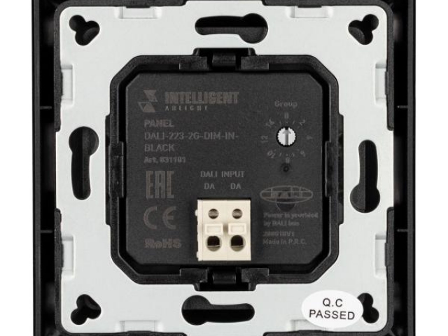 INTELLIGENT ARLIGHT Панель DALI-223-2G-DIM-IN-BLACK (BUS) (IARL, -) фото:6
