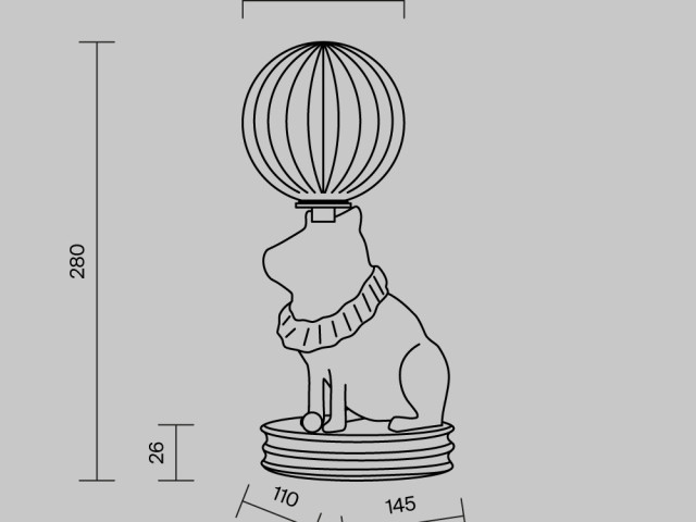 Настольный светильник Maytoni MOD477TL-L5W3K фото:2