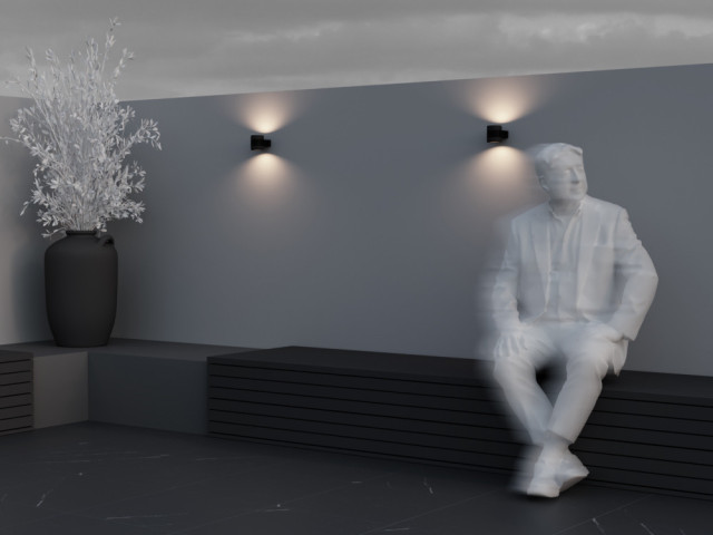 Уличный настенный светильник Outdoor O490WL-L6B3K фото:5