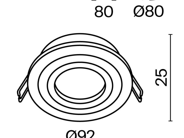 Встраиваемый светильник Technical DL023-2-01W фото:15