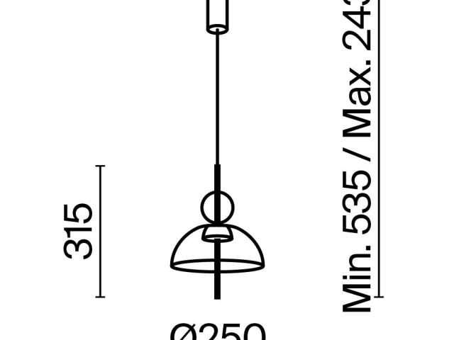 Подвесной светильник Maytoni MOD185PL-L11B3K1 фото:4
