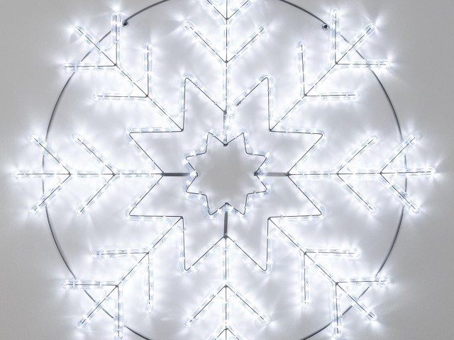 Фигура ARD-SNOWFLAKE-M8-950x950-540LED White (230V, 33W) (Ardecoled, IP65) фото:4
