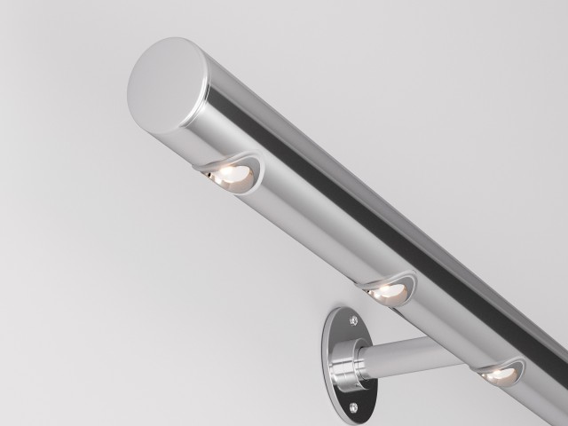 Светильник ALT-LODESTAR-HANDRAIL-R27-1.5W Warm3000 (SL, 70 deg, 12-24V) (Arlight, IP67 Металл, 3 года) фото:3