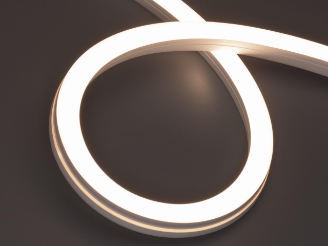 Лента герметичная MOONLIGHT-SIDE-X280-16x16mm 24V Warm3500(10 W/m, IP67, 15m, wire x1) (Arlight, Вывод боковой, 5 лет) фото:1