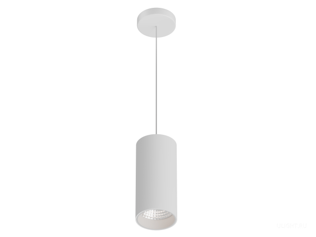 Подвесной светильник HOKASU Tube Hang (85-160/ral9003 – 20w/5090/38deg) фото:1