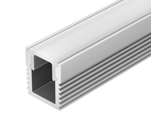 Профиль с экраном SL-MINI-8-2000 ANOD+OPAL (Arlight, Алюминий) фото:2