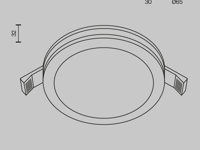 Встраиваемый светильник Technical DL303-L7B фото:9