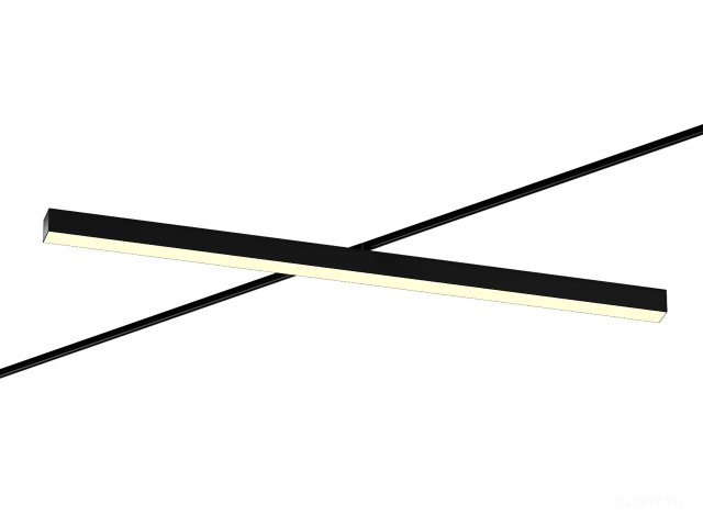 Трековый светильник 6063 5050 TR4 (RAL9005/1250mm/LT70 — 3K/48W) фото:1