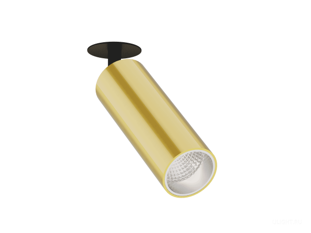 Встраиваемый светильник HOKASU Tube IN (55-120/gold – 10w/4090/15deg) фото:1