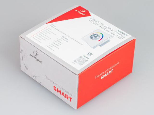 Панель SMART-P8-RGB-G-IN White (12-24V, 3x4A, Rotary, 2.4G) (Arlight, IP20 Пластик, 5 лет) фото:10