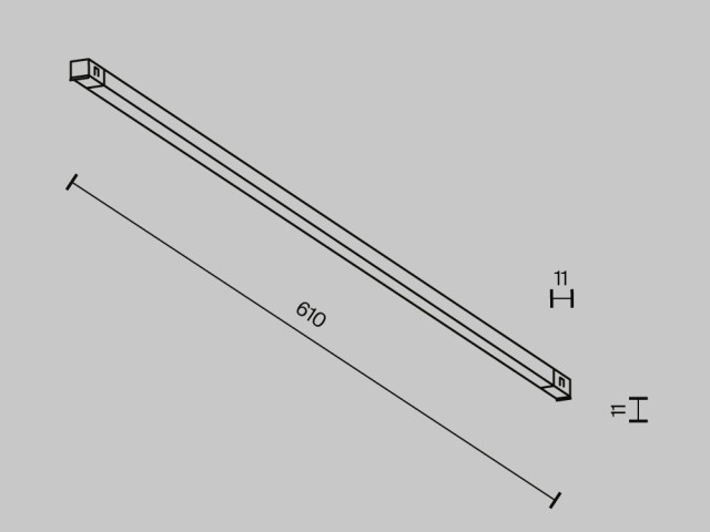 Трековый светильник Technical TR240-2-12W4K-B фото:2