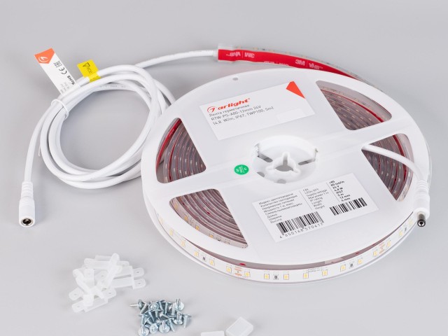 Лента герметичная RTW-PS-A80-12mm 24V Warm2700 (4.8 W/m, IP67, TWP100, 5m) (Arlight, -) фото:4