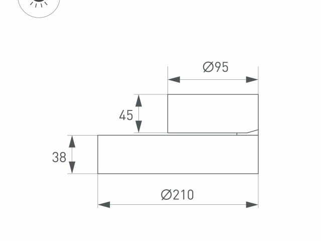 Светильник SP-RONDO-FLAP-R210-20W Warm3000 (BK, 110 deg) (Arlight, IP40 Металл, 3 года) фото:15